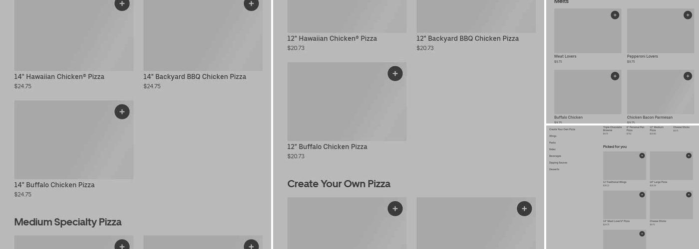 Pizza Hut Menu