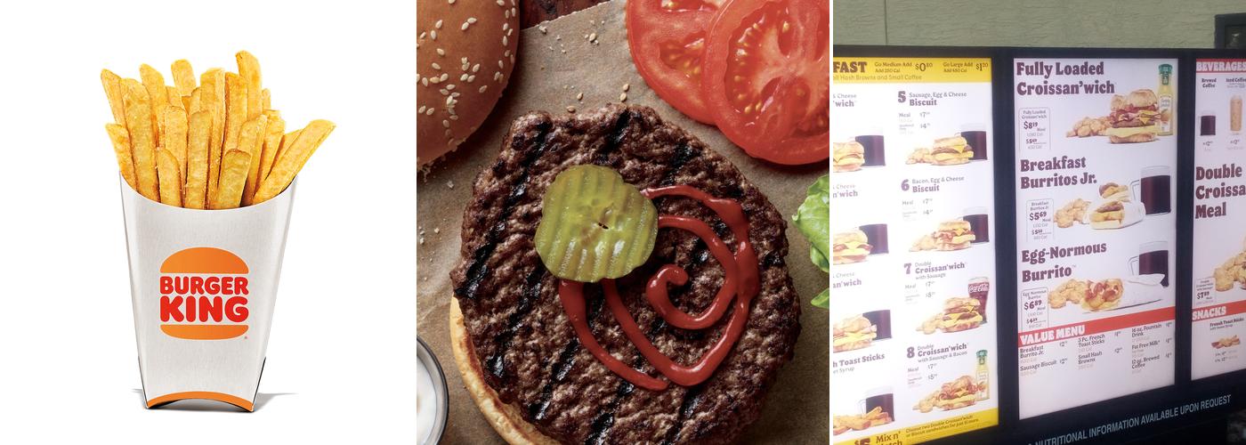 Burger King Menu