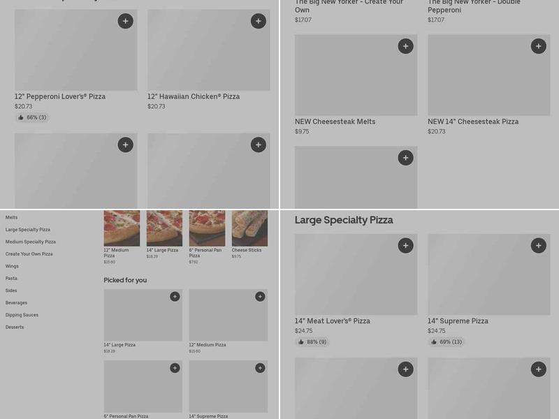 Pizza Hut Menu