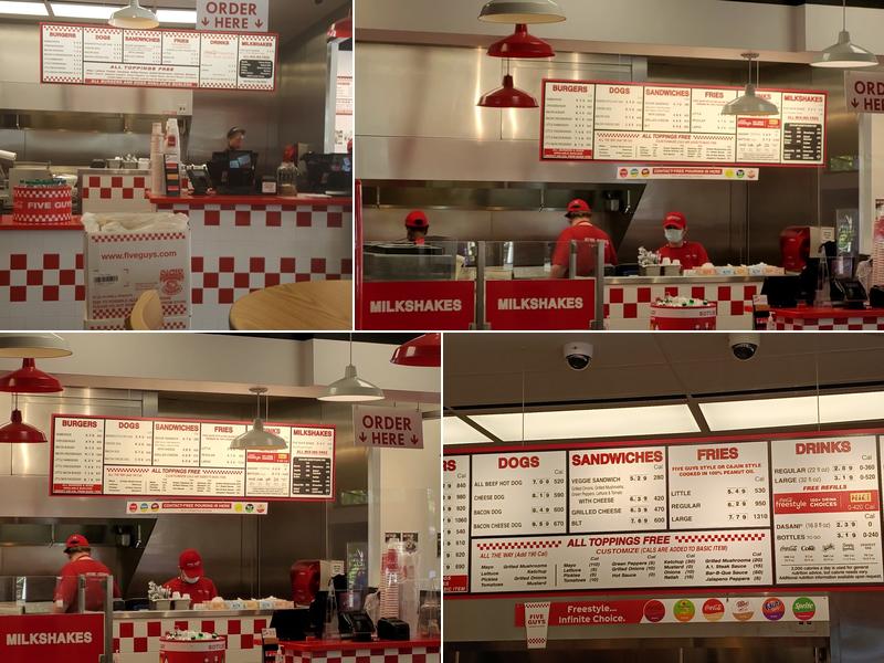 Five Guys Menu