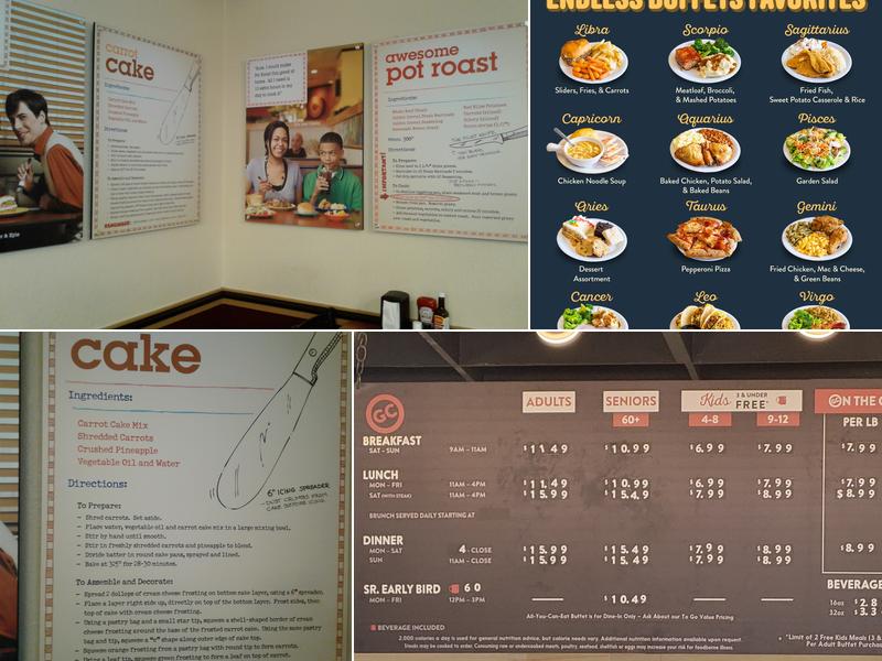 Golden Corral Buffet & Grill Menu