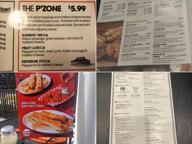 Pizza Hut Menu