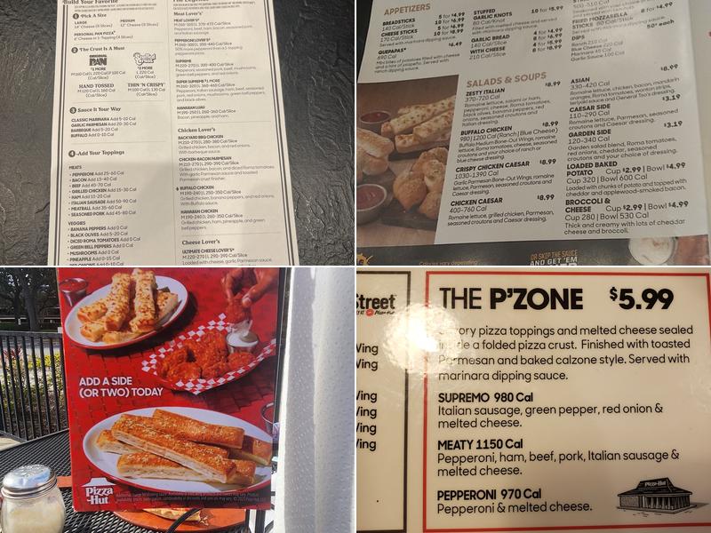 Pizza Hut Menu