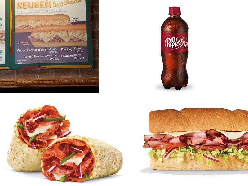 Subway Menu
