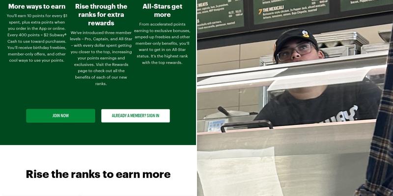 Subway Menu