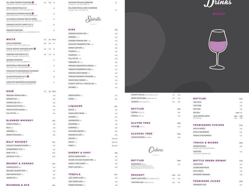 62 The Bank & Bar 62 Menu