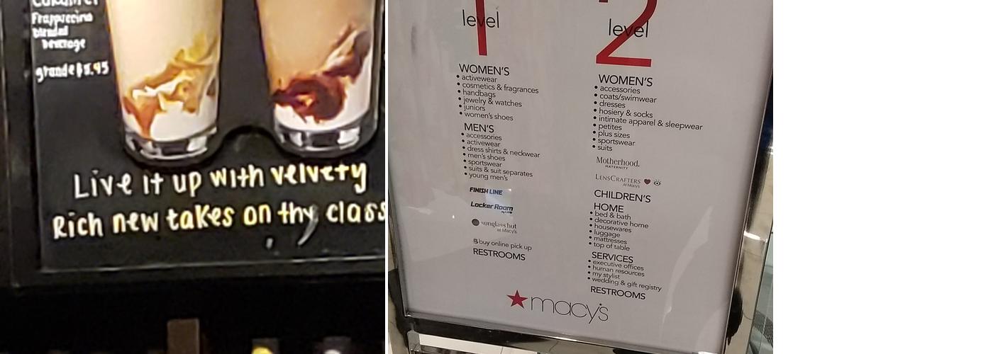 Starbucks Menu