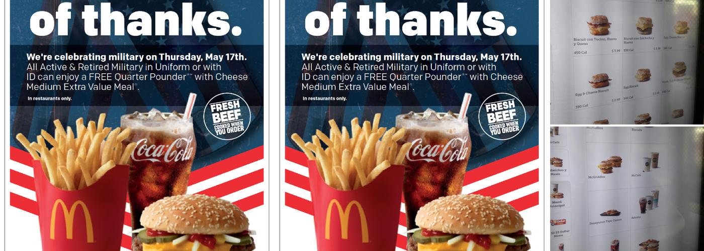 McDonald's Menu