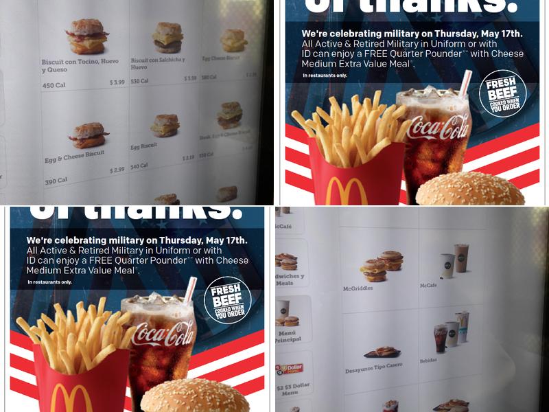 McDonald's Menu
