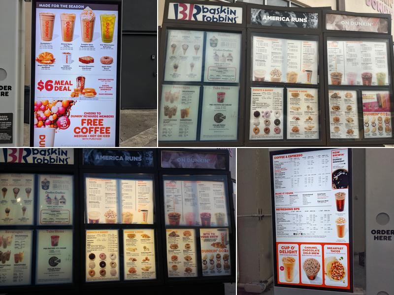 Dunkin' Menu
