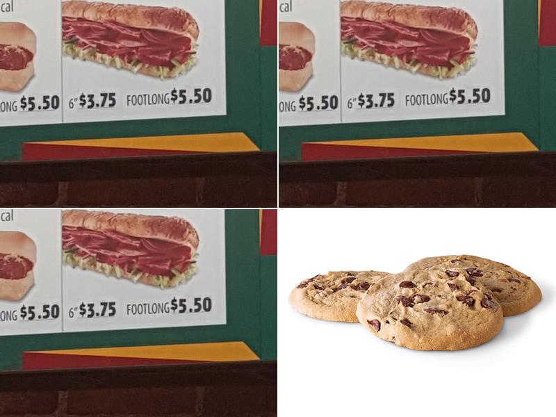 Subway Menu
