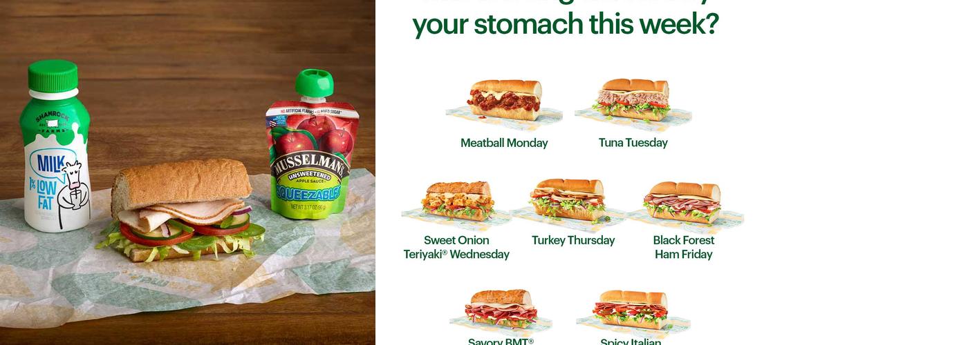 Subway Menu