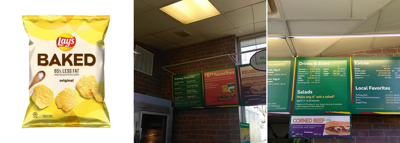 Subway Menu