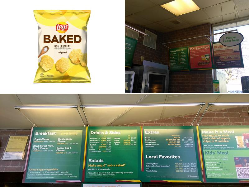 Subway Menu