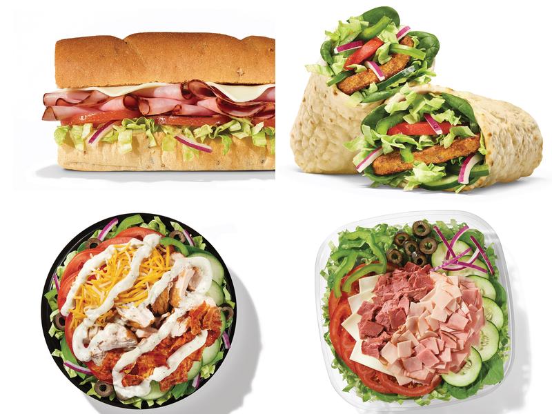 Subway Menu