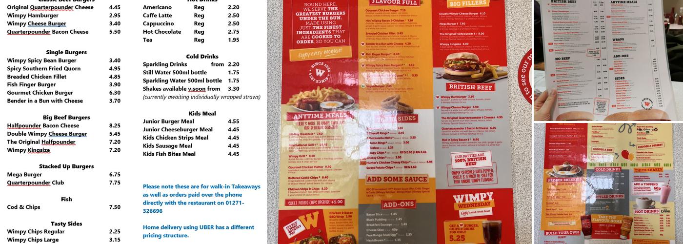 Wimpy Menu