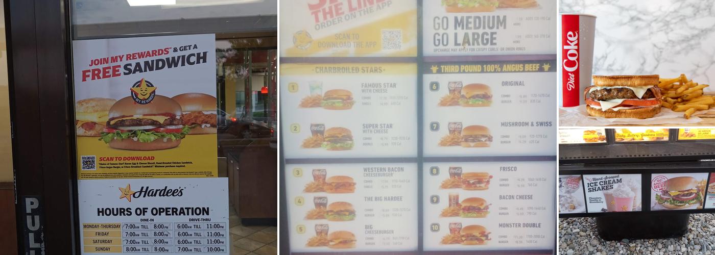 Hardee's Menu