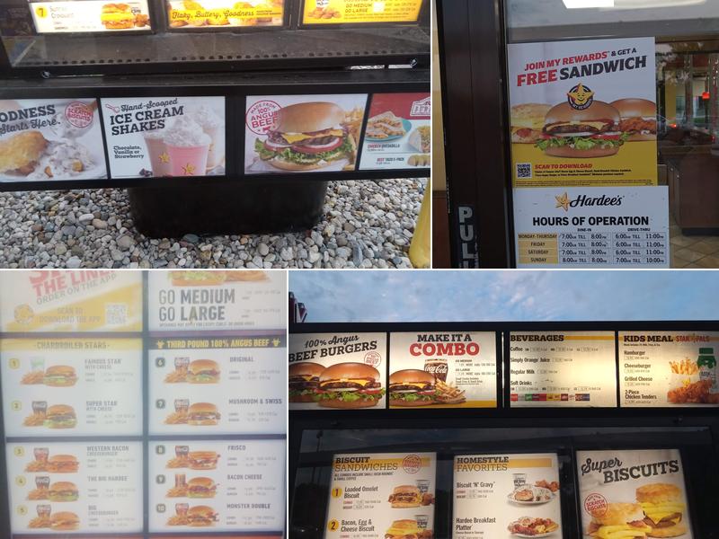 Hardee’s Menu