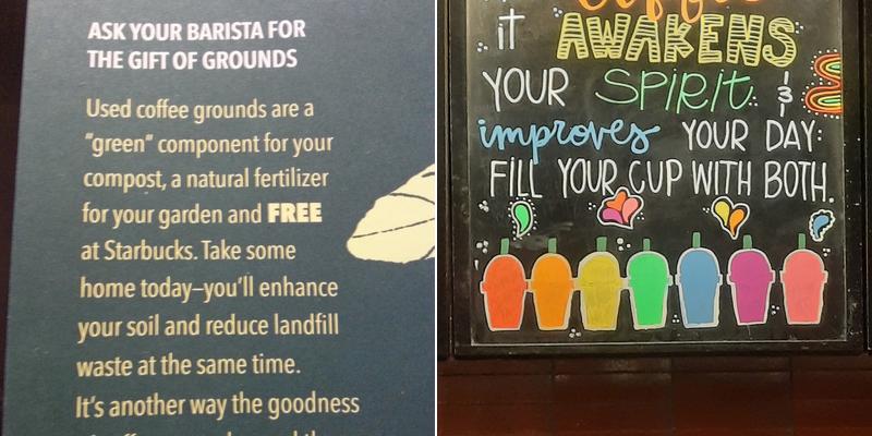 Starbucks Menu