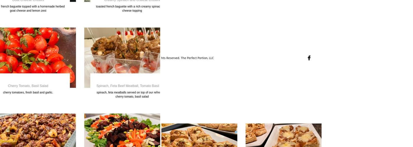 The Perfect Portion Menu