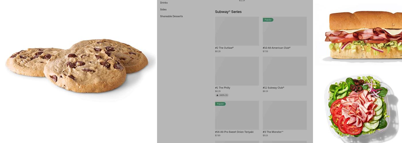 Subway Menu
