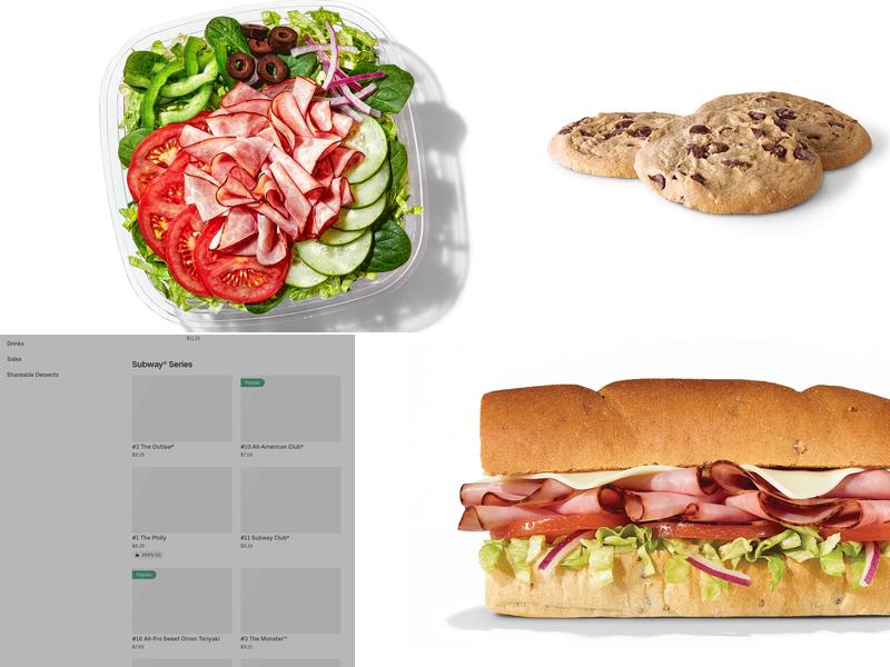 Subway Menu