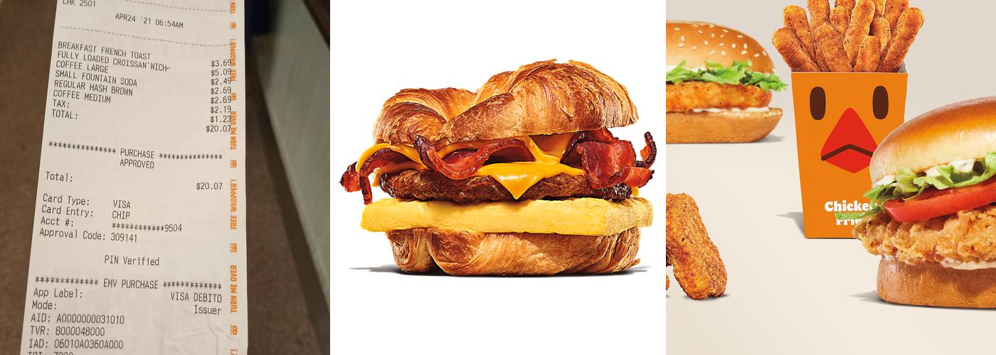 Burger King Menu