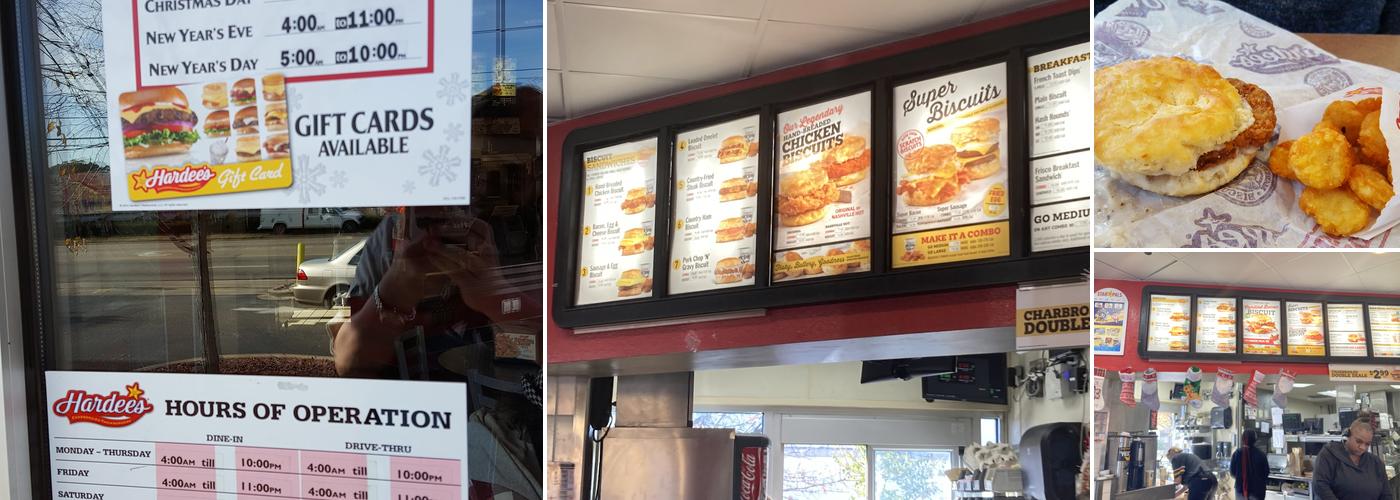 Hardee's Menu