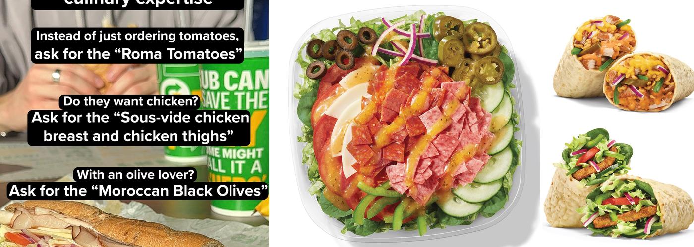 Subway Menu