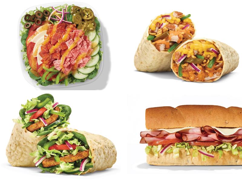 Subway Menu