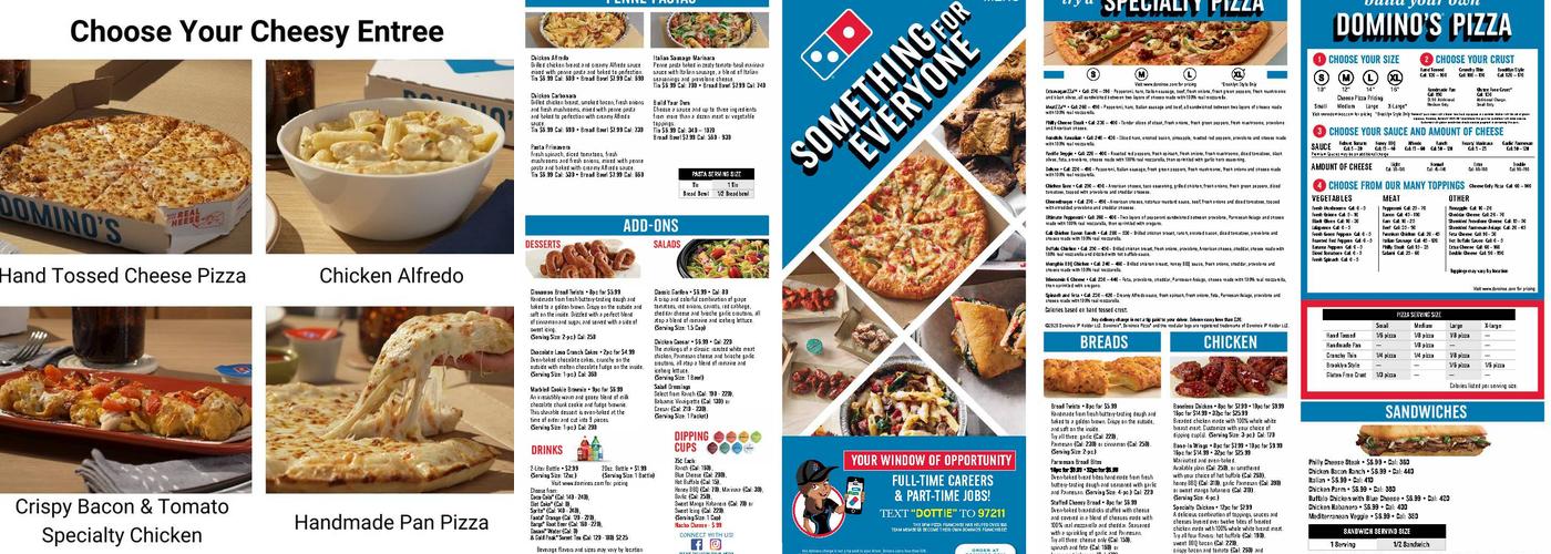 Domino's Pizza Menu