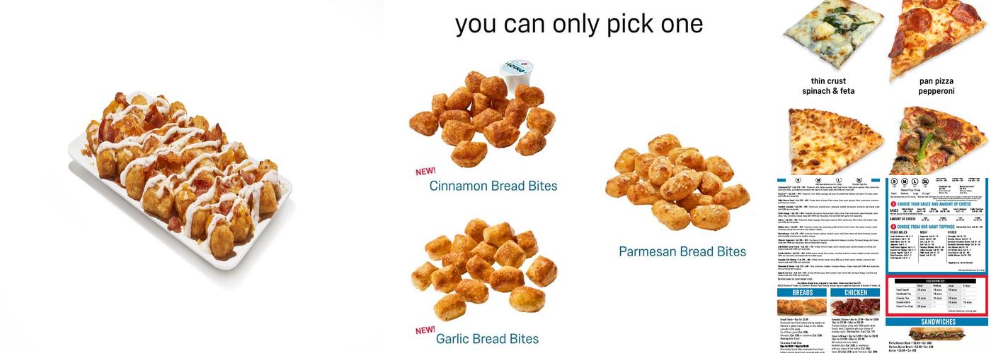 Domino's Pizza Menu