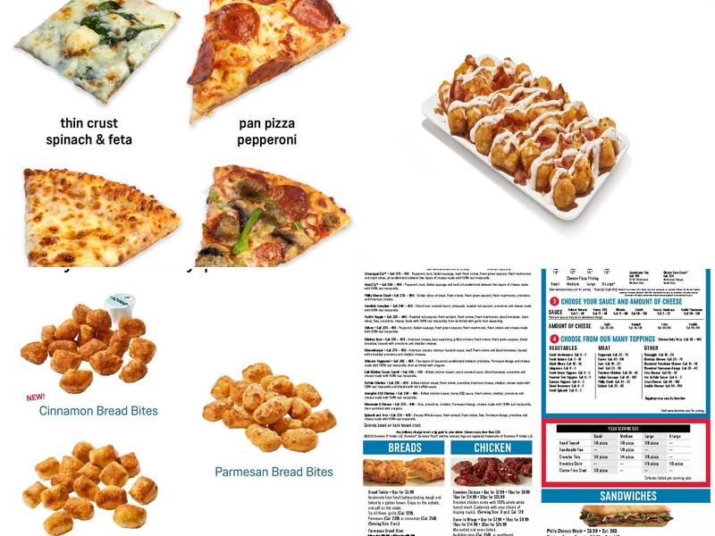 Domino's Pizza Menu
