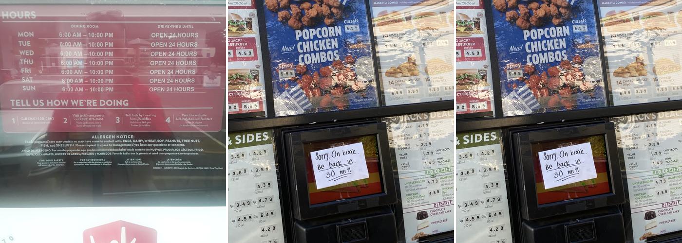 Jack in the Box Menu