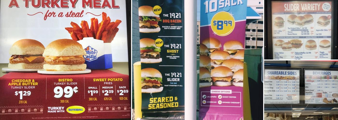 White Castle Menu
