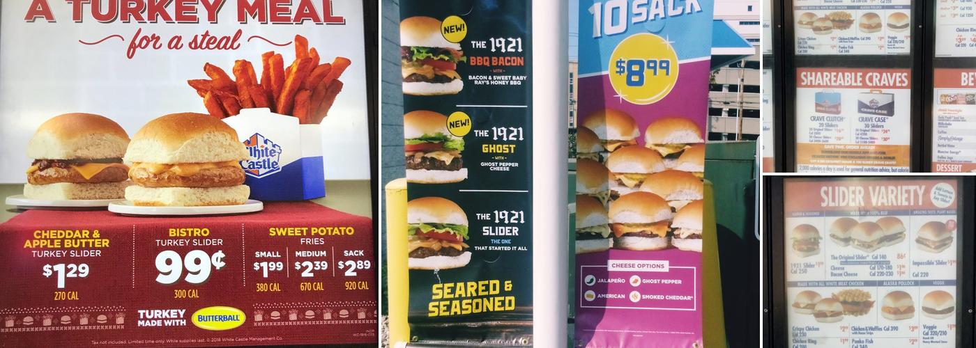 White Castle Menu