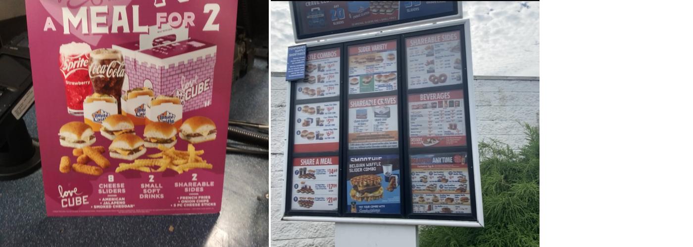 White Castle Menu