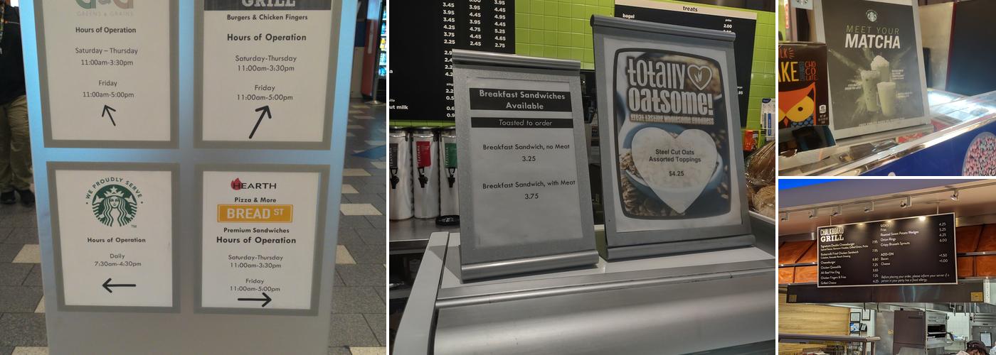 Riverview Cafe Menu
