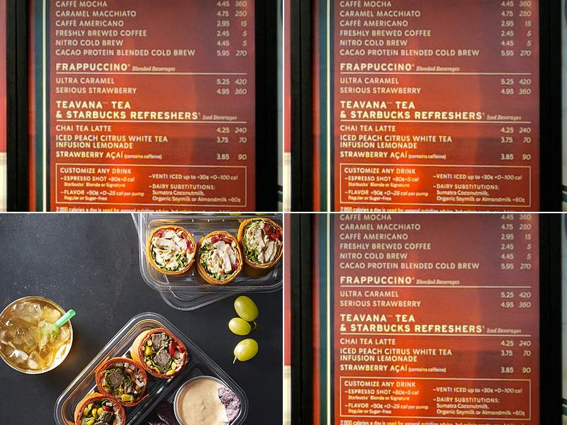 Starbucks Menu