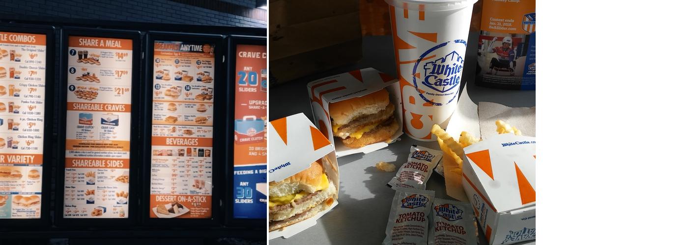 White Castle Menu