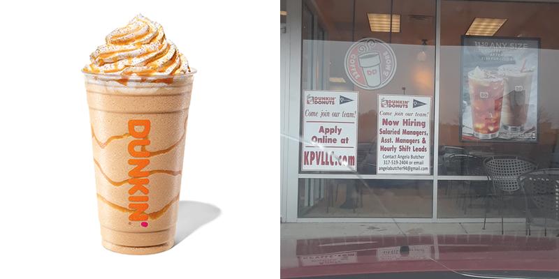 Dunkin' Menu