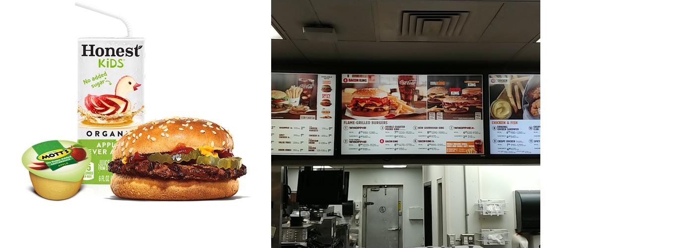 Burger King Menu