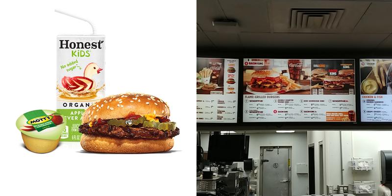 Burger King Menu