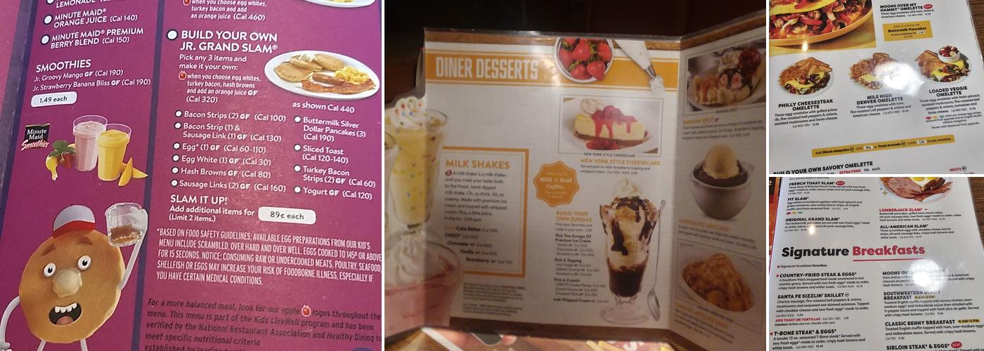 Denny's Menu