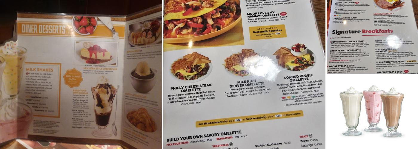 Denny's Menu