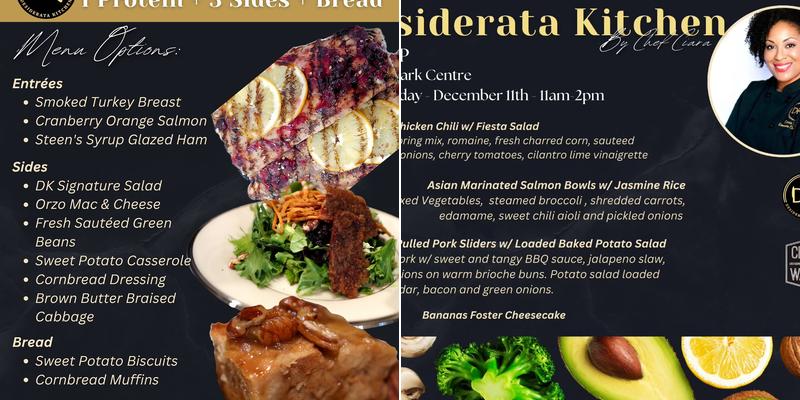 Desiderata Kitchen Menu