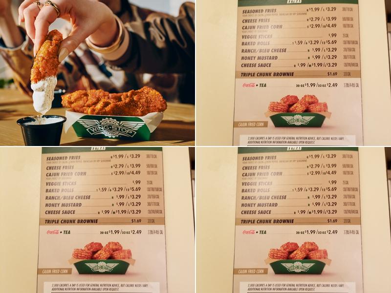 Wingstop Menu