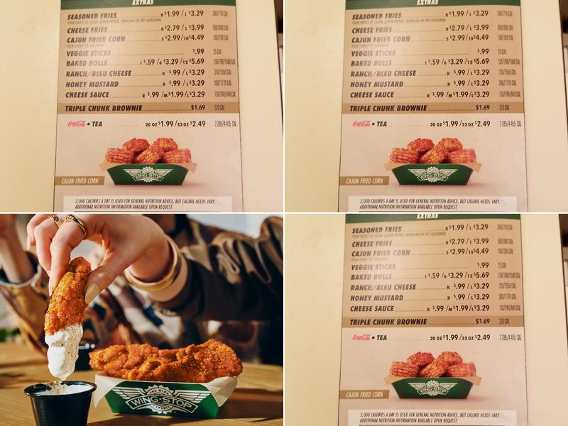 Wingstop Menu