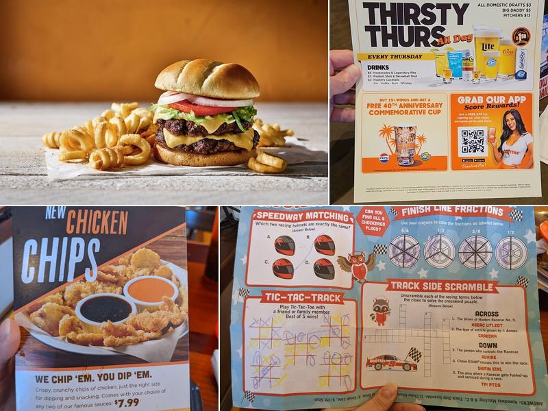 Hooters Menu