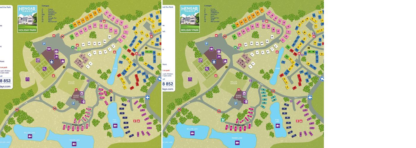 Hengar Manor Country Park Menu